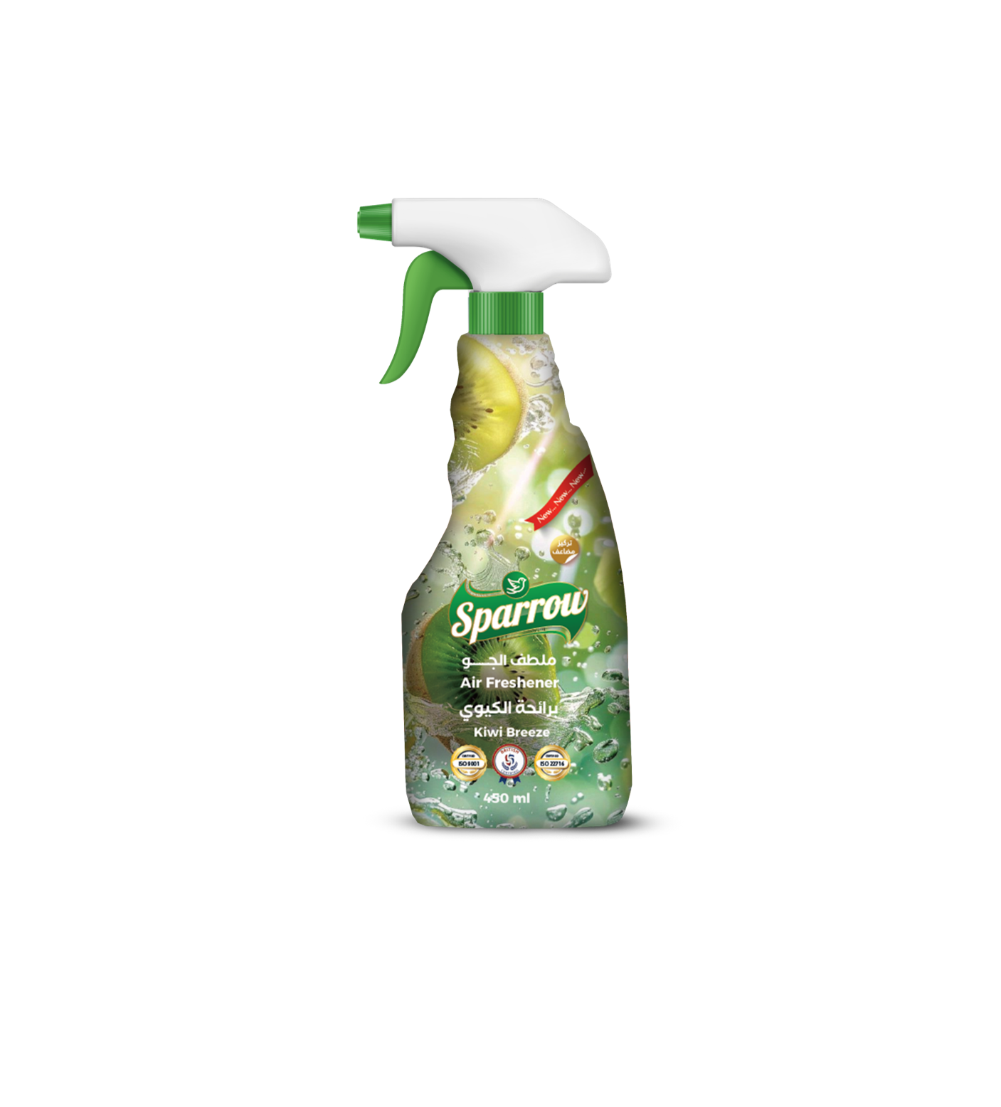 SPARROW AIR FRESHNER KIWI BREEZ 450 ML