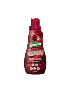 SPARROW FABRIC SOFTENER & FRESHENER RUBY AURA 750 ML