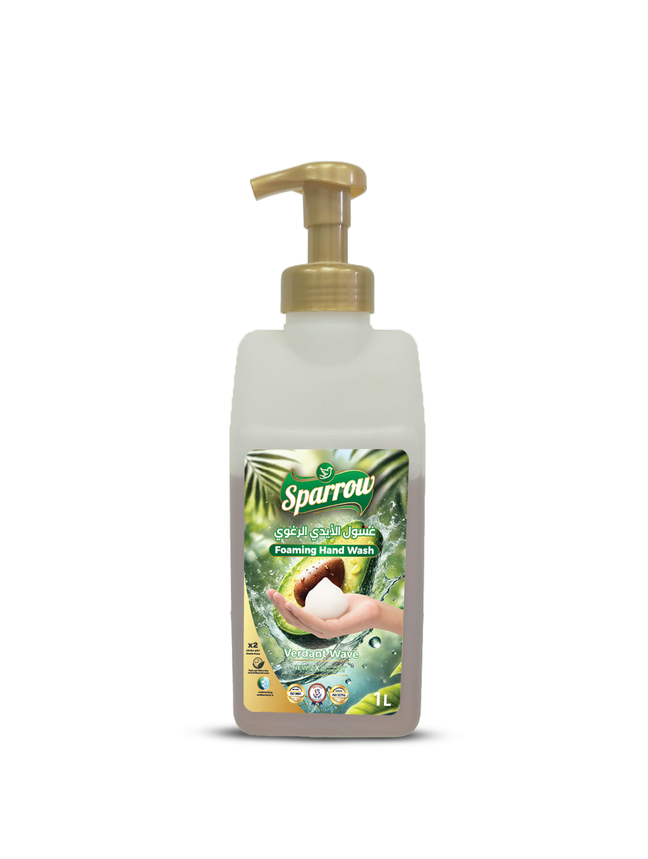 SPARROW FOAMING HAND WASH VERDANT WAVE 1 L